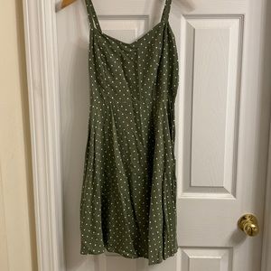Old navy M green polka dot sundress